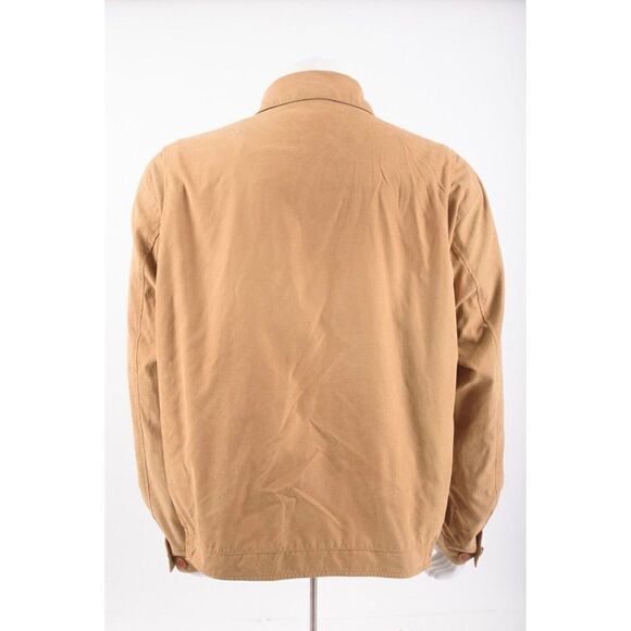 Vintage Mens Caesars Casino Bomber Jacket Coat Size XL Camel Tan - Picture 5 of 6